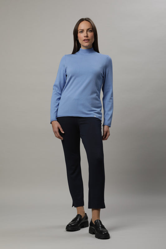 Pullover mit Stehkragen