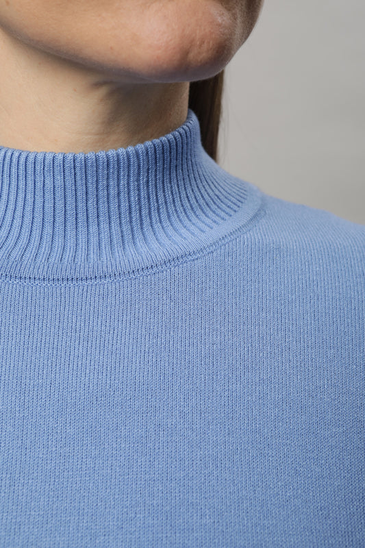 Pullover mit Stehkragen