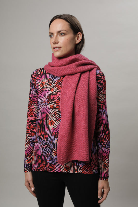 Schal mit Strukturmuster