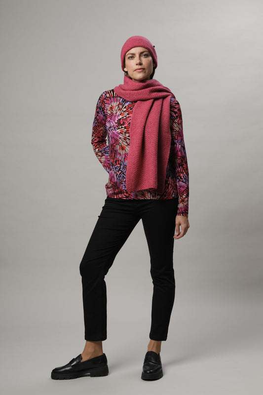 Schal mit Strukturmuster
