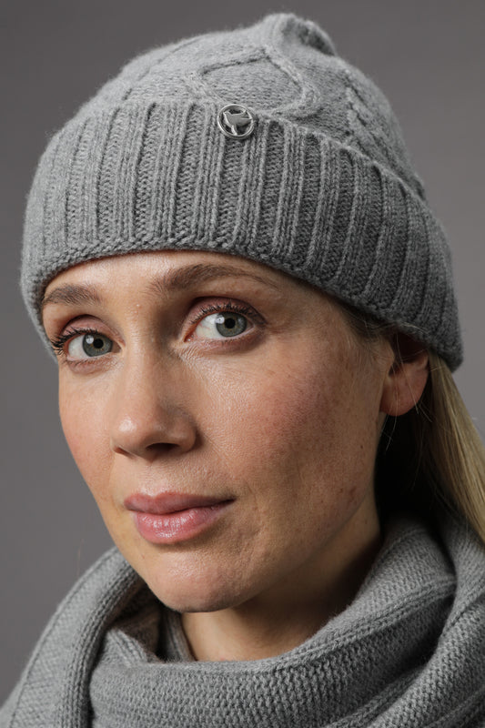Mütze mit Strukturmuster