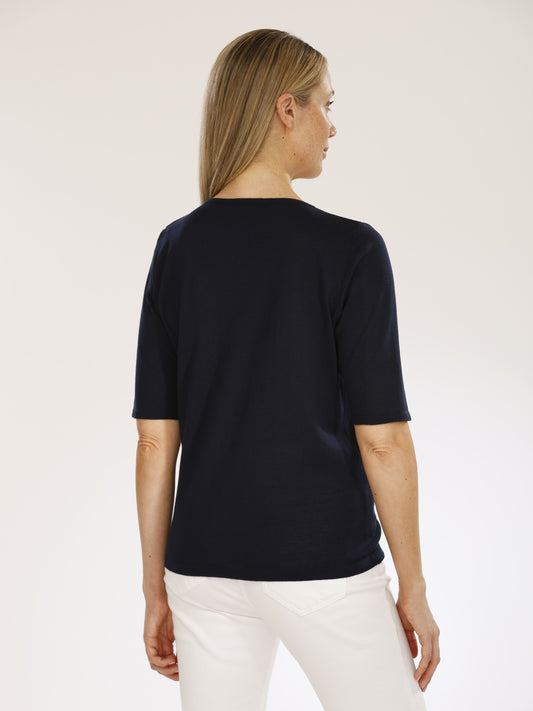 Pullover mit Rundhals und 1/2 Arm