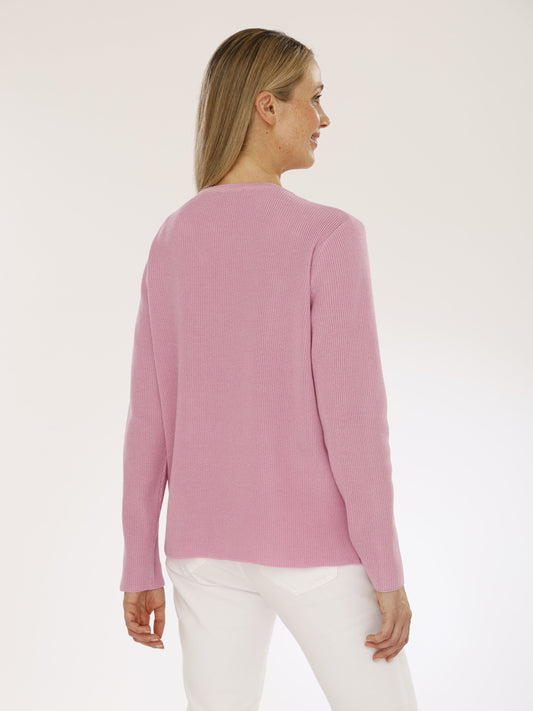 Pullover mit asymetrischem Halsausschnitt