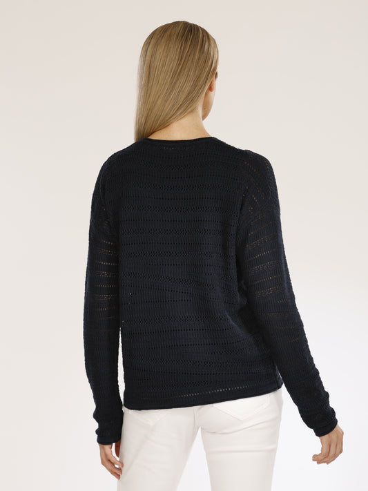 Pullover mit U-Boot-Ausschnitt