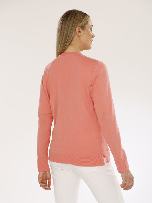 Jacke mit V-Ausschnitt