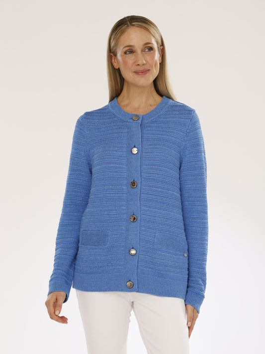 Jacke mit Rundhals