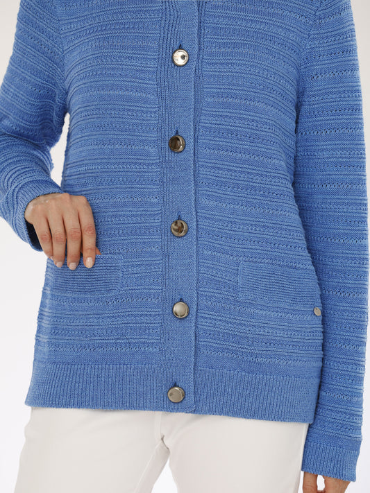 Jacke mit Rundhals