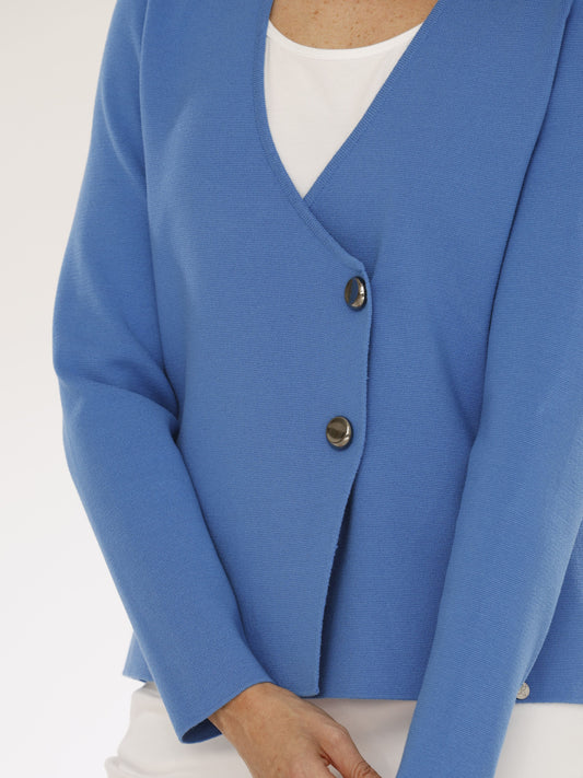 Jacke mit asymetrischer Knopfleiste