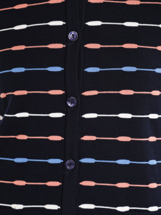Jacke mit Rundhals