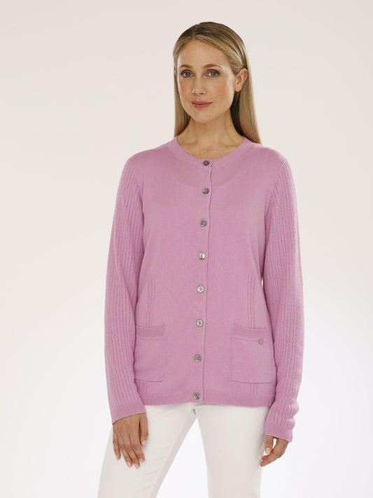 Jacke mit U-Boot-Ausschnitt