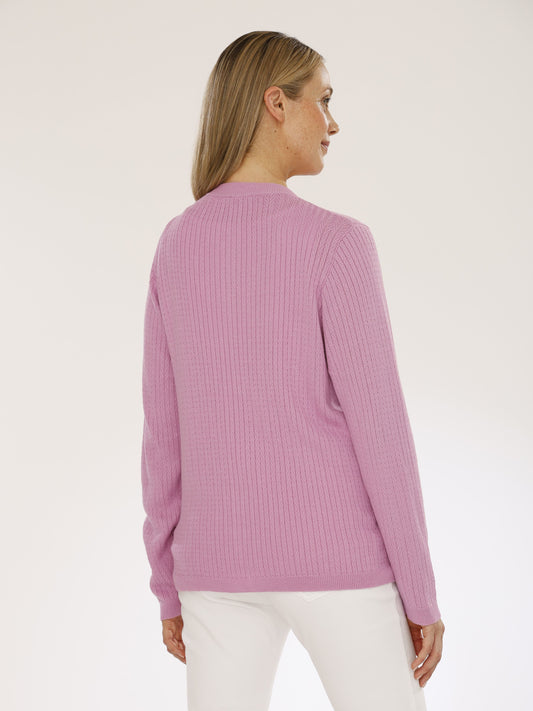 Jacke mit U-Boot-Ausschnitt