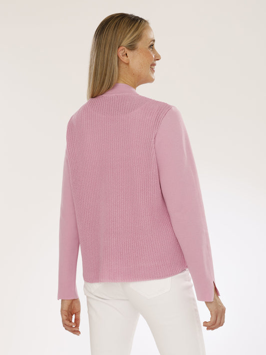 Jacke mit Stehkragen und Knöpfen