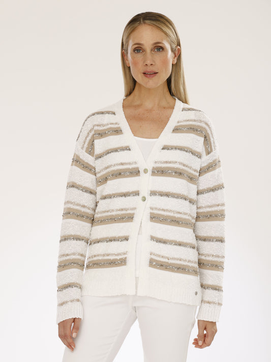 Jacke mit V-Ausschnitt