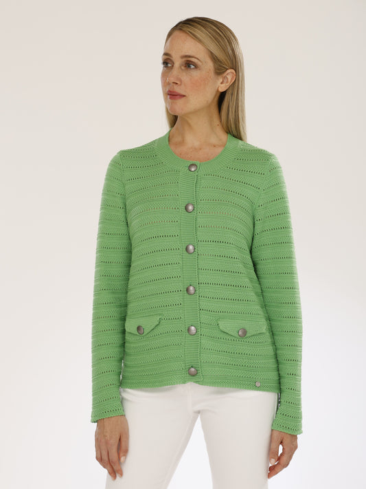 Jacke mit Rundhals