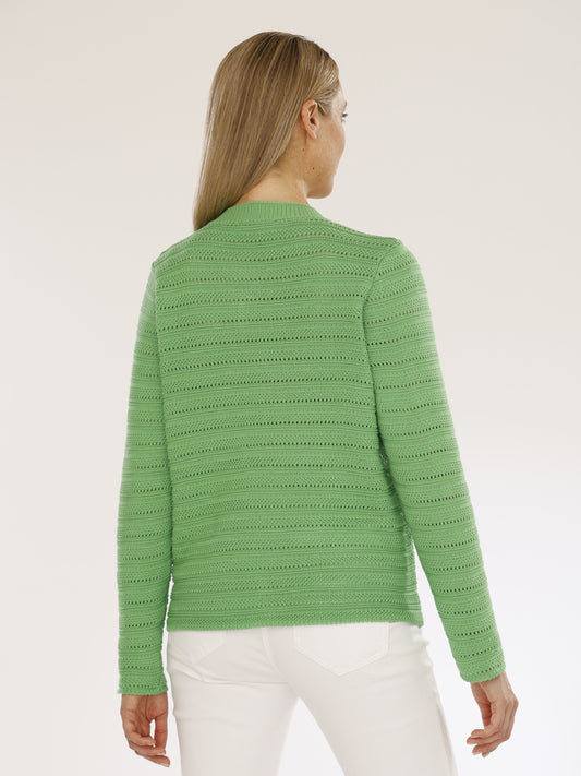 Jacke mit Rundhals