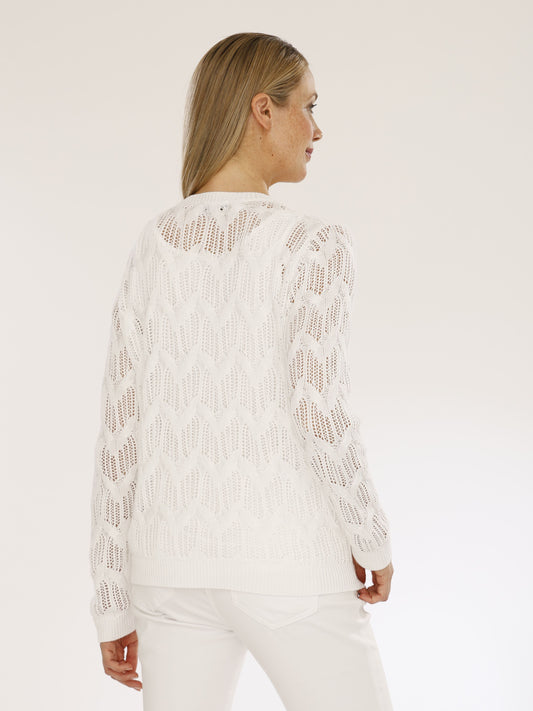 Jacke mit U-Boot-Ausschnitt