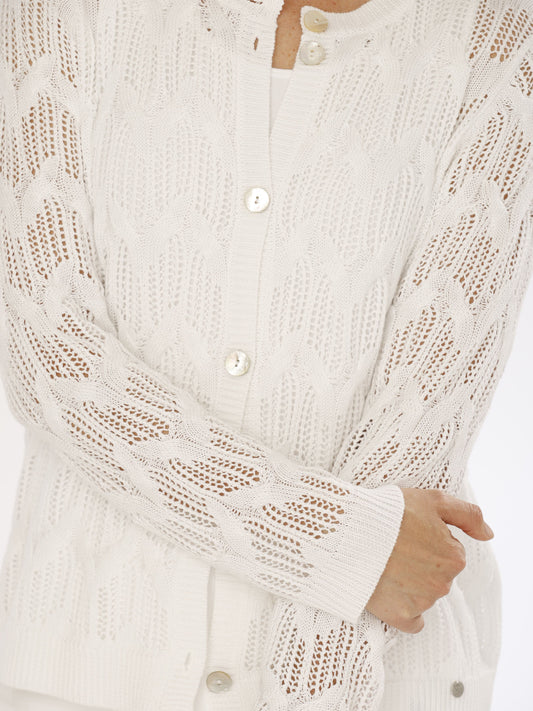 Jacke mit U-Boot-Ausschnitt