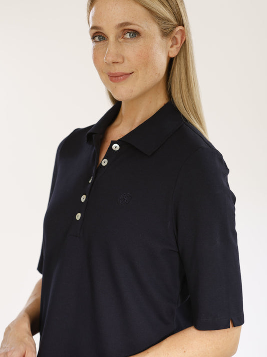 T-Shirt mit Polokragen