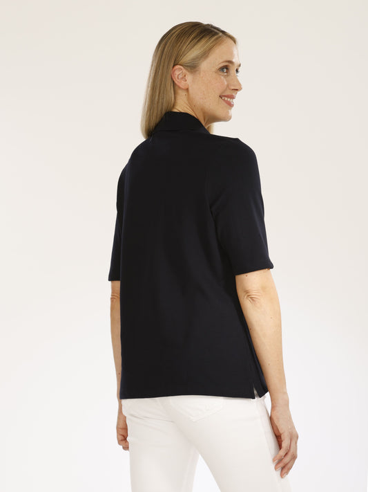 T-Shirt mit Polokragen
