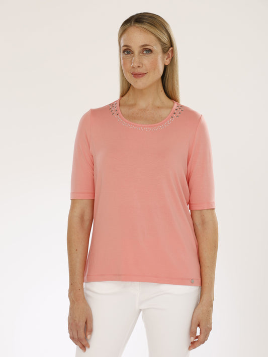 T-Shirt mit Rundhals