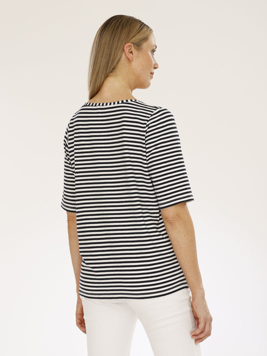 T-Shirt mit Rundhals und Alloverdruck