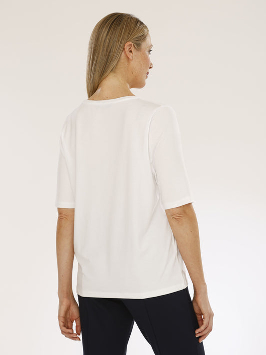 T-Shirt mit Rundhals und Alloverdruck