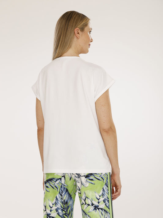 T-Shirt mit Rundhals und Alloverdruck