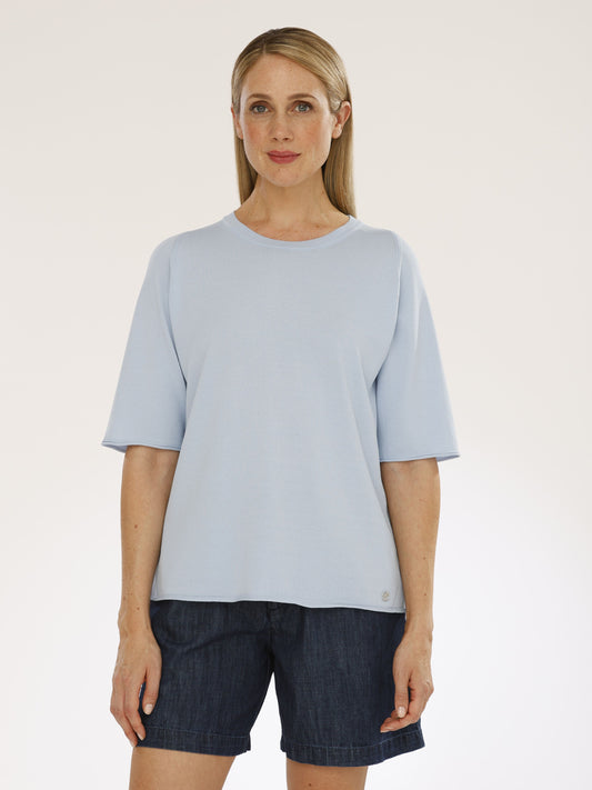 Pullover mit Rundhals und 1/2 Arm