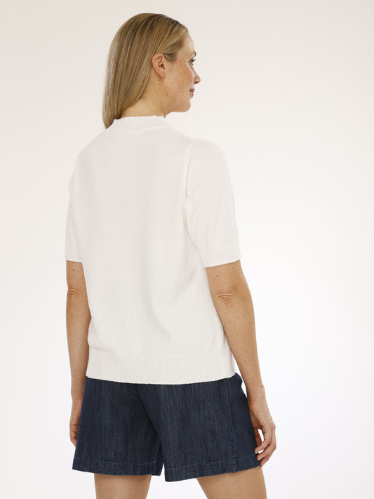 Jacke mit Rundhals und 1/2 Arm