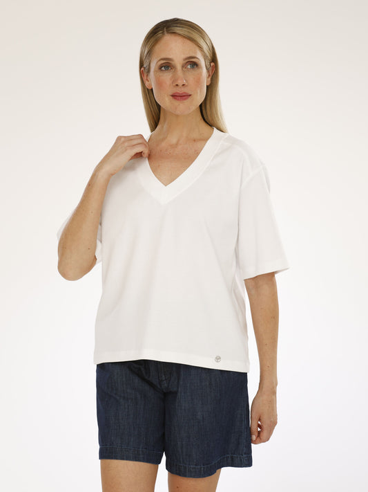 T-Shirt mit V-Ausschnitt
