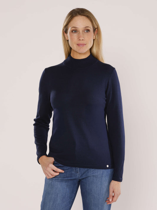 Pullover mit Stehkragen