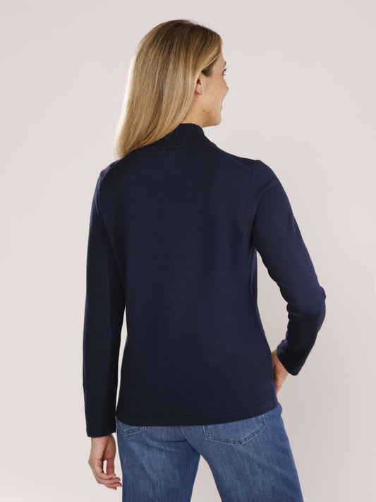 Pullover mit Stehkragen
