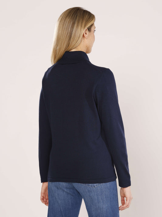 Pullover mit weitem Rollkragen