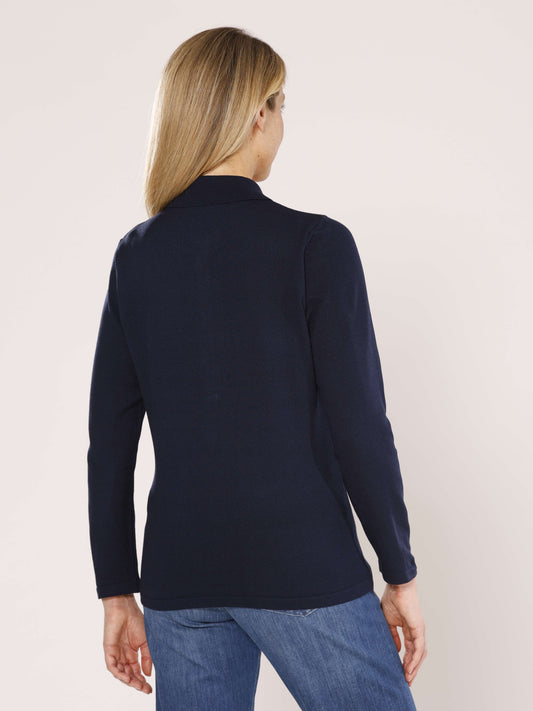 Pullover mit Polokragen