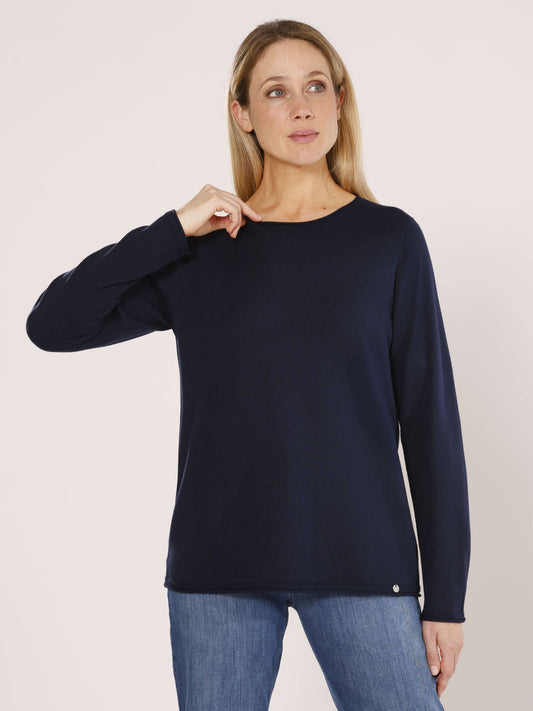 Pullover mit Rundhals