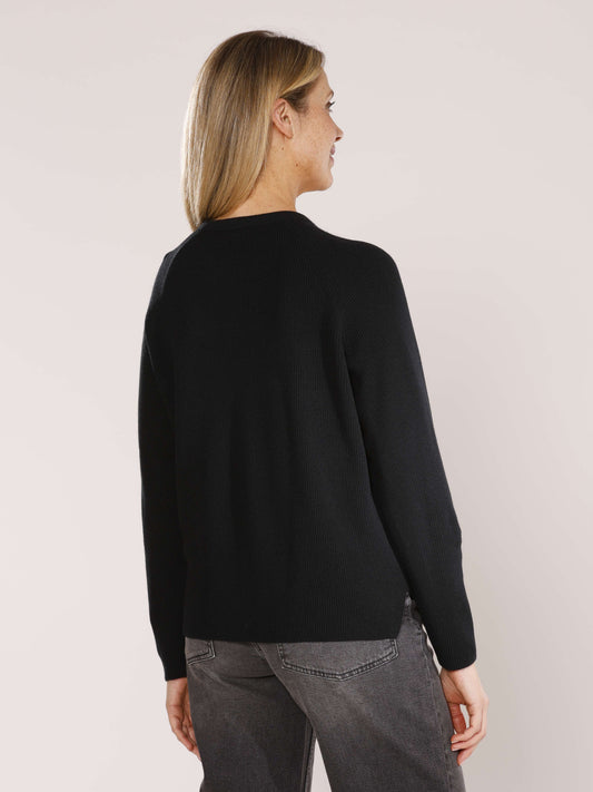 Pullover mit Rundhalsausschnitt und Schleife