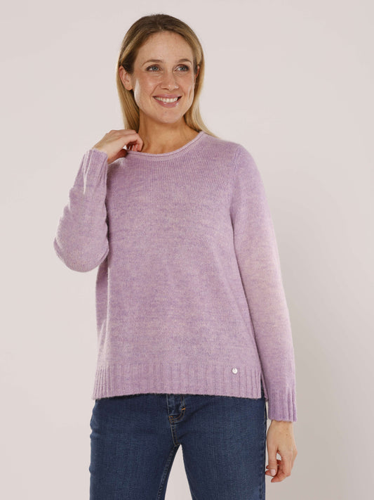 Pullover mit Rundhals und Farbverlaufeffekt