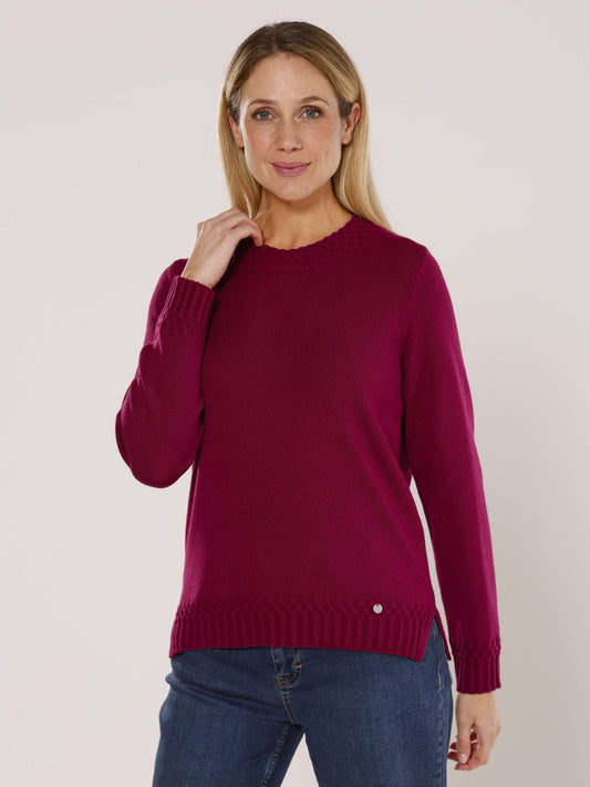 Pullover mit Rundhals