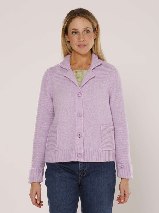 Strickjacke mit Knöpfen und Taschen