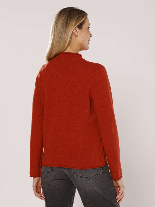 Pullover mit Stehkragen