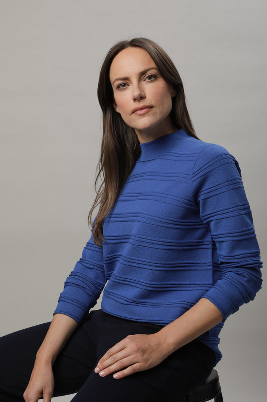 Pullover mit Kelchkragen