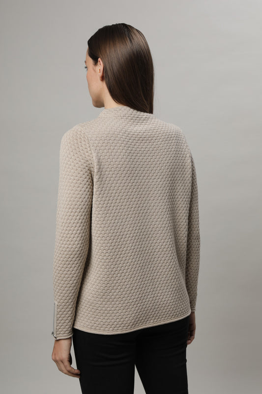 Pullover mit Stehkragen