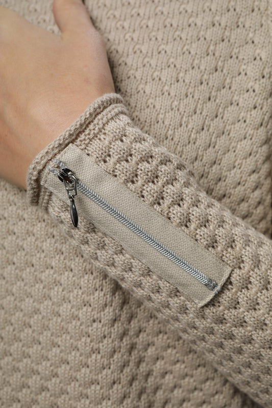 Pullover mit Stehkragen