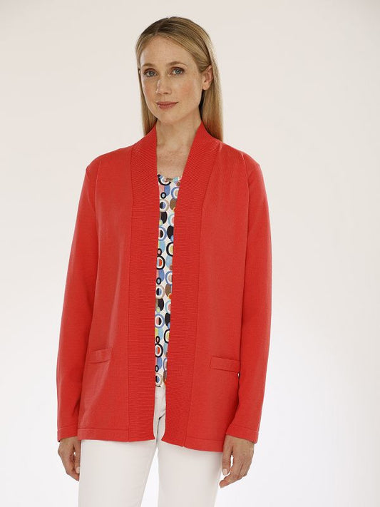 Jacke mit Schalkragen