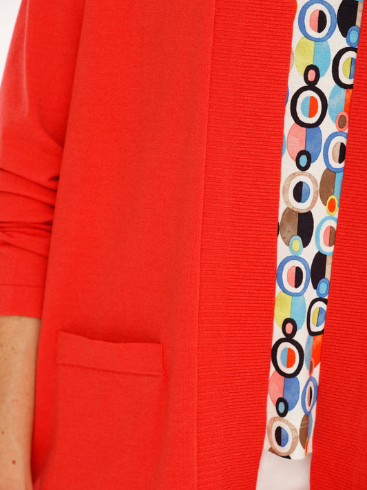 Jacke mit Schalkragen