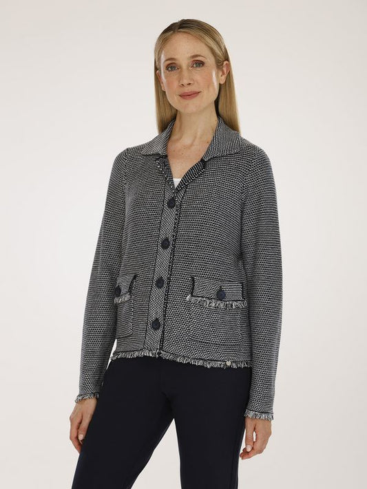 Jacke mit Umlegekragen