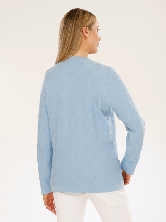 Jacke mit Rundhals